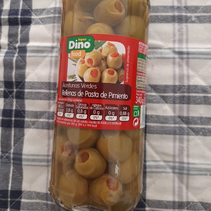 review photo of Hiperdino Aceitunas Verdes Rellenas Pasta de Pimiento shared by @clmrrt1 on 13 May 2022 - review