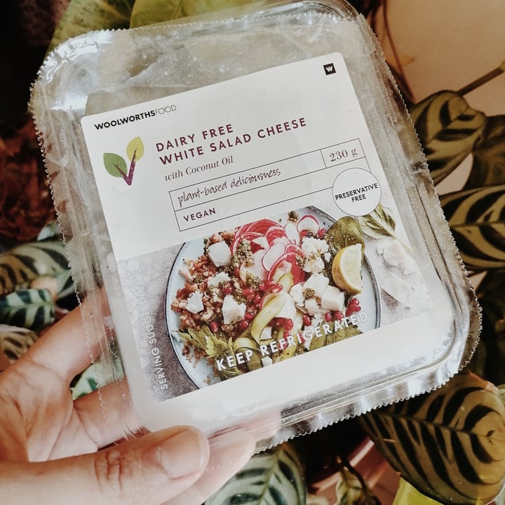 photo of Woolworths Food Dairy Free White Salad Cheese shared by @bohemiansky on  05 May 2022 - review