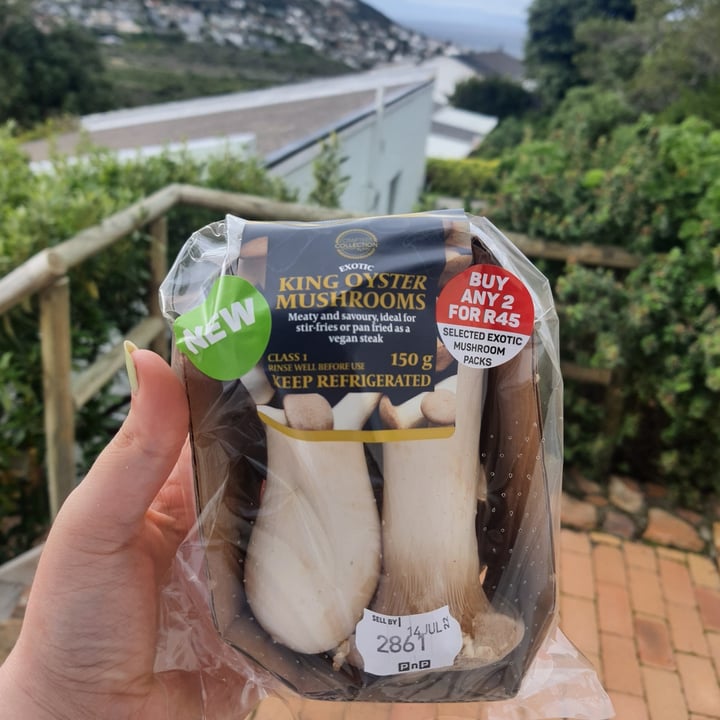 photo of Pick n Pay Exotic King Oyster Mushrooms shared by @caitell on  11 Jul 2022 - review
