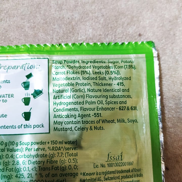 review photo of Knorr Sweet Corn Veg shared by @anitapokhriyal on 28 Mar 2022 - review
