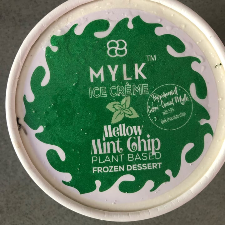 photo of Mylk Ice Cream  Mellow Mint Chip shared by @louiseloveslentils on  02 Nov 2021 - review