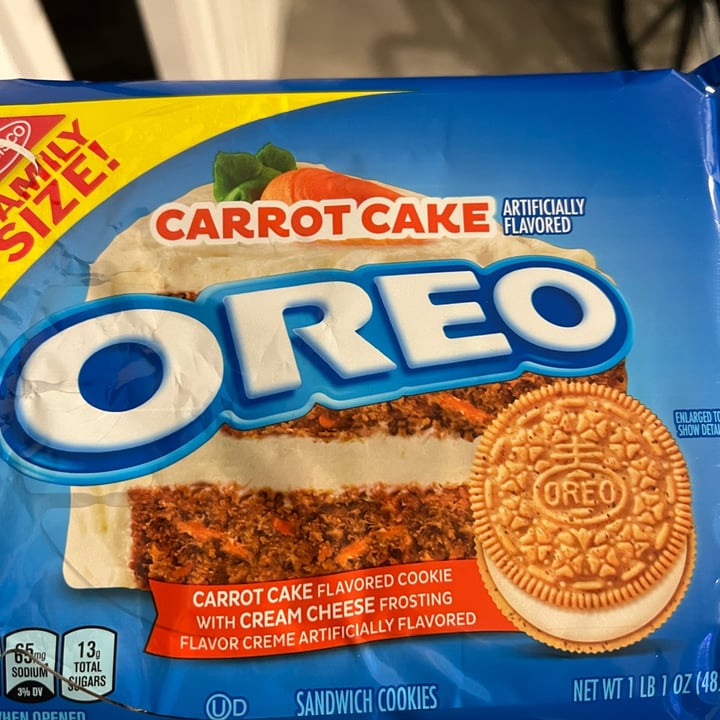 photo of  Mondelēz International Carrot Cake shared by @healthyveganfood101 on  30 Dec 2021 - review