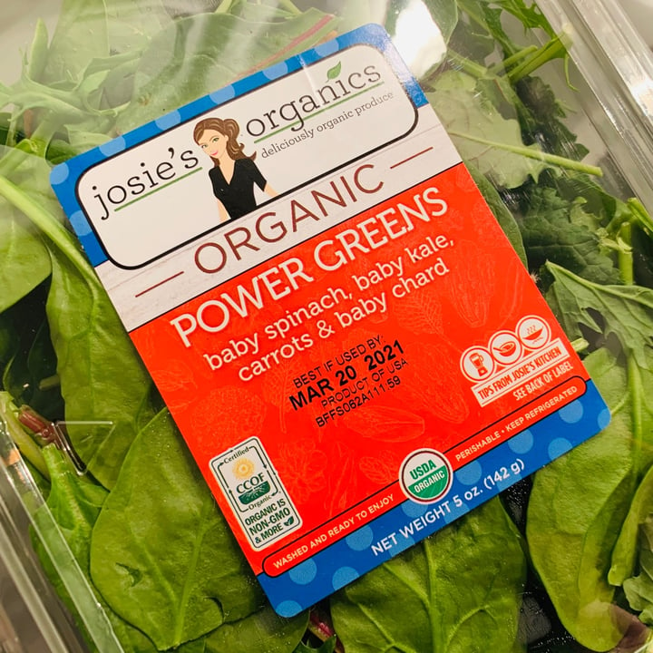 photo of Josie’s Organics Power Greens shared by @allhess on  20 Mar 2021 - review