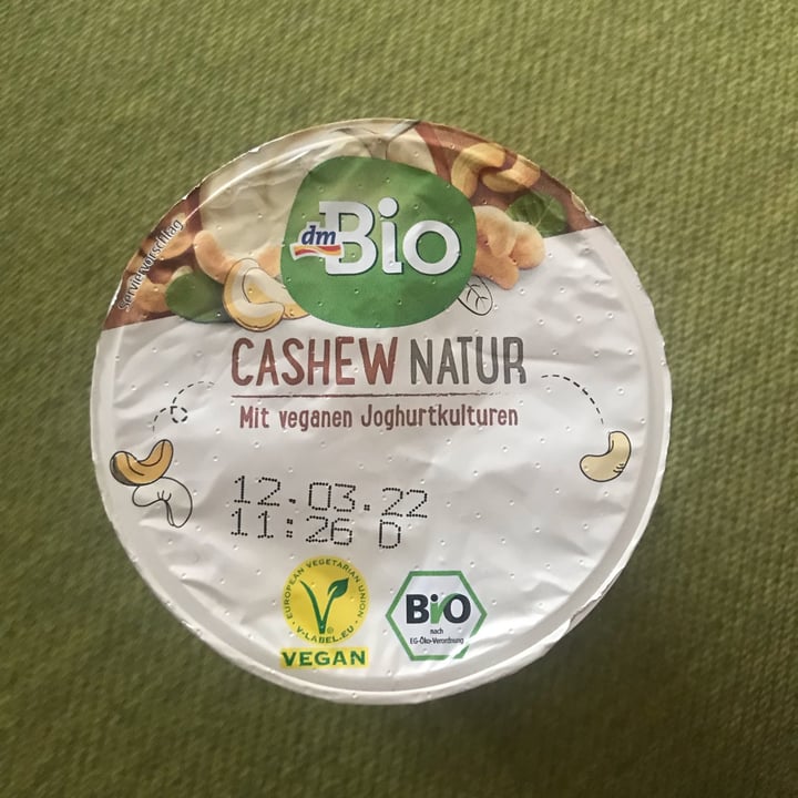 photo of dmBio Cashew Natur Joghurt shared by @anitamelime on  31 Jan 2022 - review