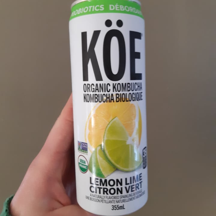 photo of Koe Organic kombucha lemon lime shared by @goldenwish on  21 Dec 2022 - review