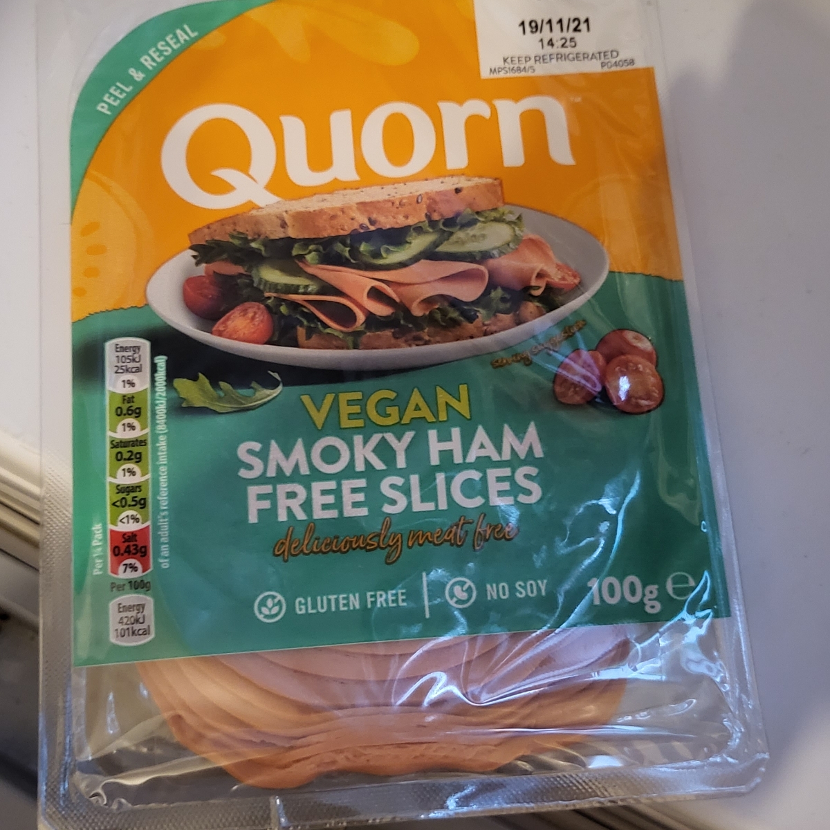 Smoky Ham Free Slices at Quorn - Review by @aveganlifewithjess | abillion