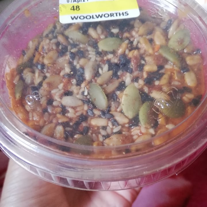 photo of Woolworths Food Harrisa and Dukkah Hummus shared by @natasha1912 on  05 Apr 2021 - review