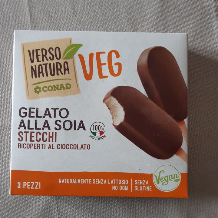 review photo of Verso Natura Conad Veg Gelato stecchi shared by @micaveg on 01 May 2020 - review