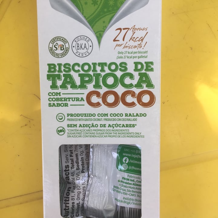review photo of Fhom Biscoitos De Tapioca Com Cobertura De Coco shared by @susanatupi on 17 Oct 2022 - review