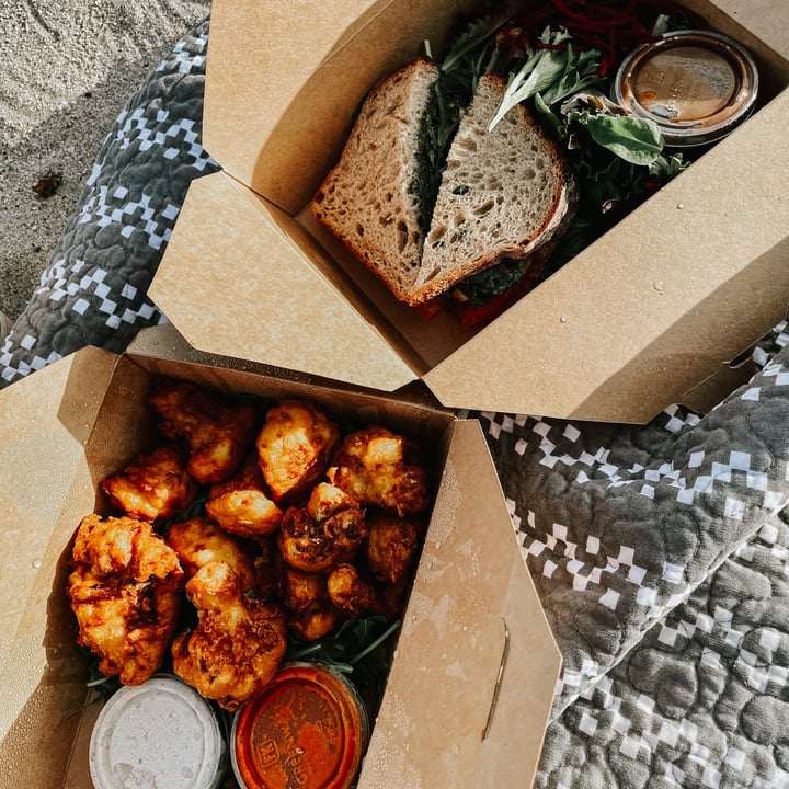 photo of Cafe Gratitude cauliflower wings shared by @ebarosay on  13 Sep 2021 - review