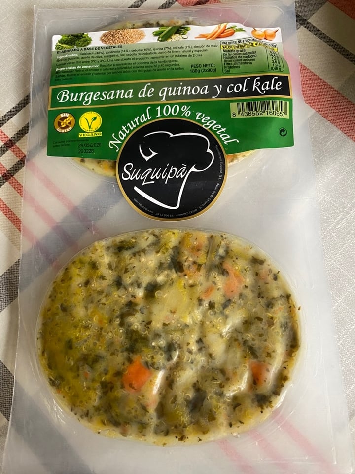 photo of Suquipà Burgesana De Quinoa Y Brócoli shared by @nuriag on  09 Apr 2020 - review