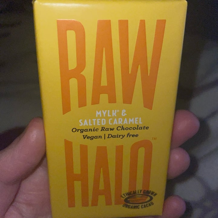 photo of Raw Halo Mylk & salted caramel shared by @emmajwheeler on  26 Dec 2021 - review