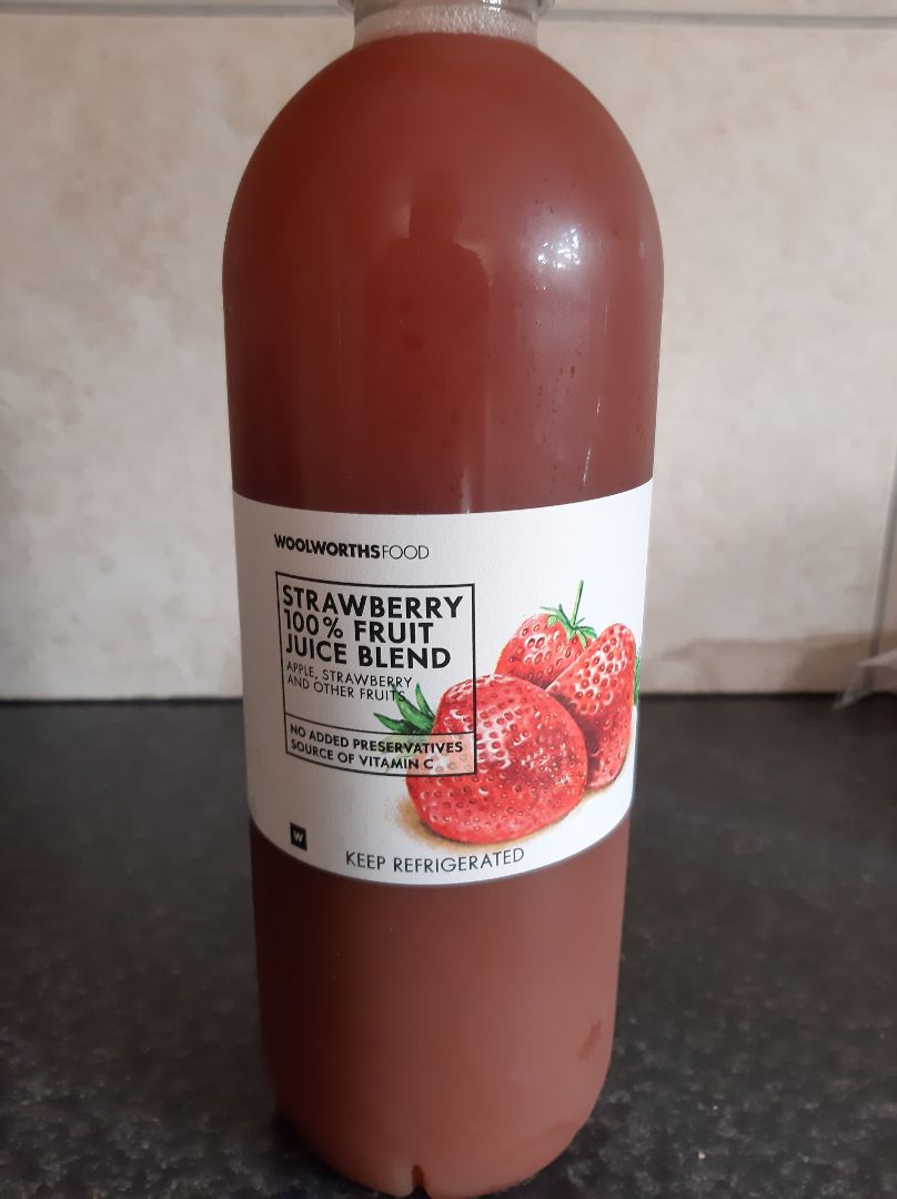 Woolworths Food Strawberry 100 Fruit Juice Blend Reviews abillion
