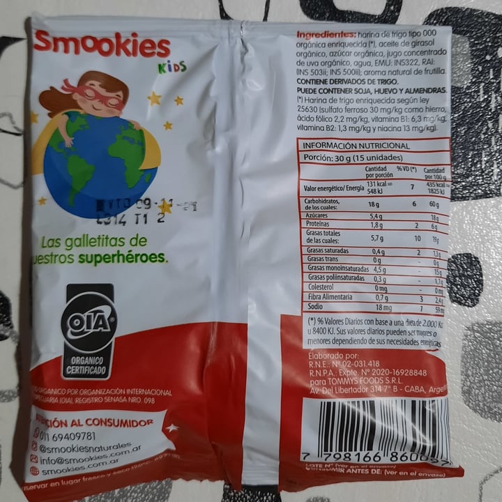 photo of Smookies Galletitas de frutilla shared by @chuny on  01 Feb 2022 - review