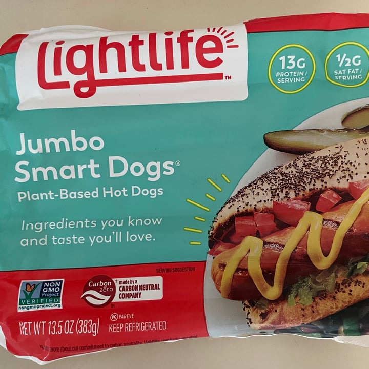 photo of Lightlife Jumbo Smart Dogs shared by @clarendiee on  30 May 2021 - review