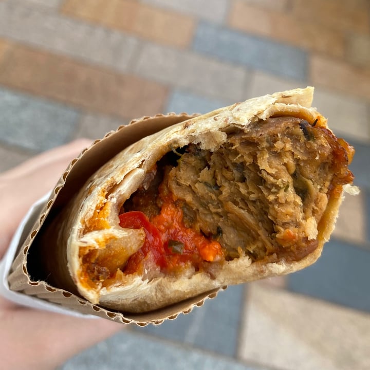 review photo of Pret A Manger Meatless meatball hot wrap shared by @melonae on 28 Jul 2021 - review