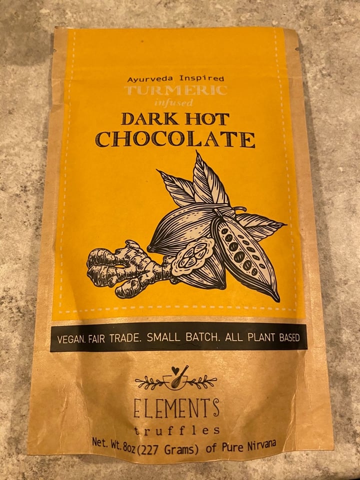 review photo of Elements Truffles Turmeric Infused Hot Chocolate shared by @courtthetort on 20 Feb 2020 - review