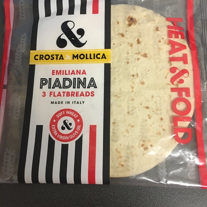 photo of Crosta & Mollica Piadina Piadina 3 flat breads shared by @dandan4 on  05 Feb 2022 - review