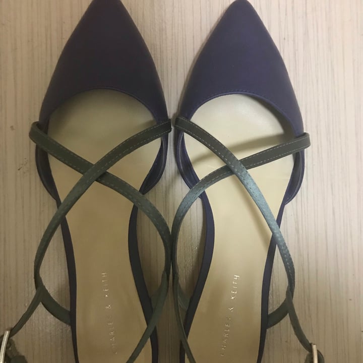 photo of Charles & Keith Blue flats shared by @joannawu on  27 Jun 2020 - review
