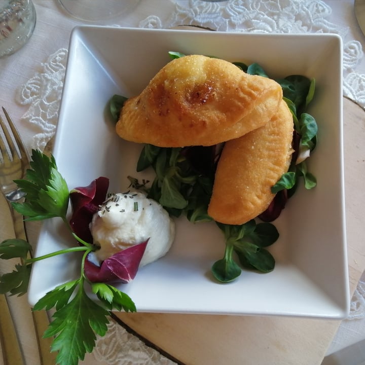 photo of Trattoria al Pirio antipasto panzerotti alle erbette e al pomodoro fritti shared by @eliveg on  13 May 2022 - review