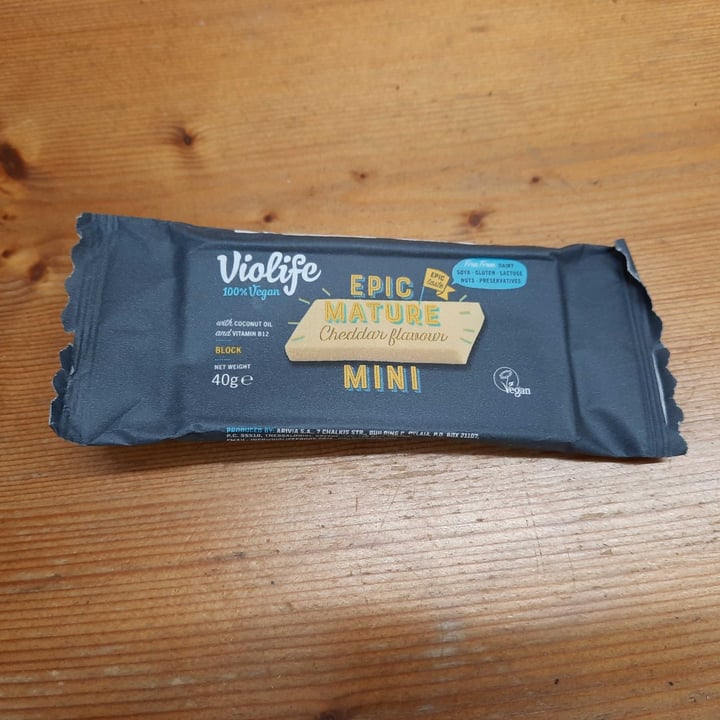 photo of Violife Epic Mature Cheddar Mini shared by @bigbird on  08 Jul 2021 - review