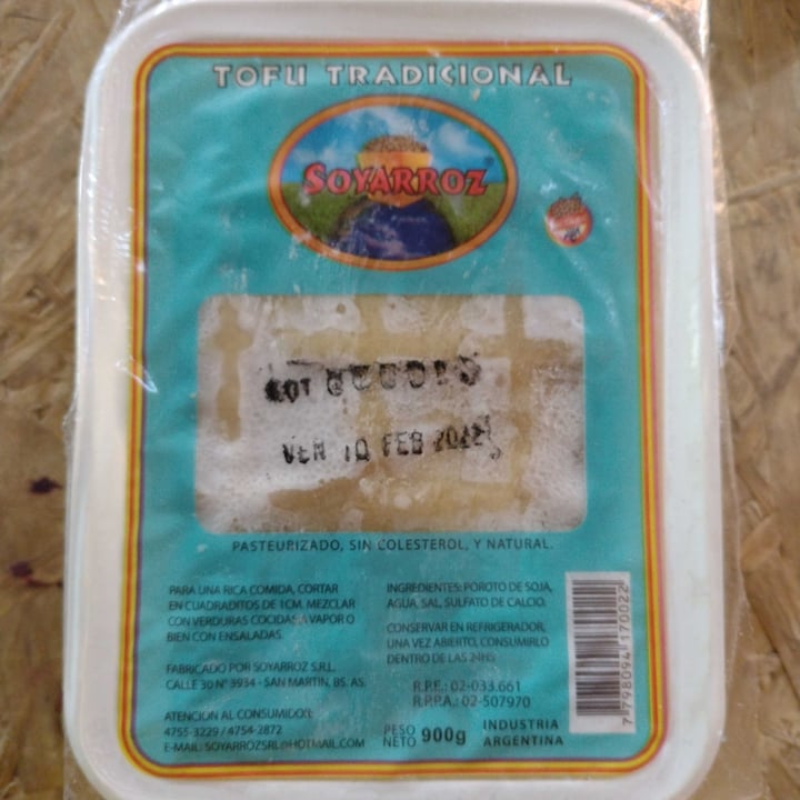 review photo of Soyarroz Tofu Tradicional shared by @nico-vegan on 05 Feb 2022 - review