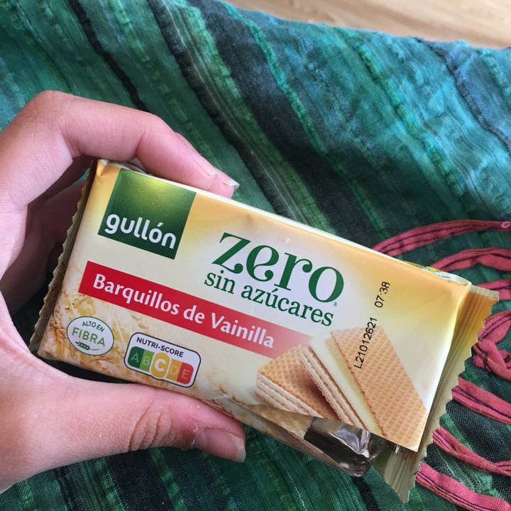 review photo of Gullón Zero Sin Azúcares Barquillos Vainilla shared by @rociopadrino2 on 20 Jun 2021 - review