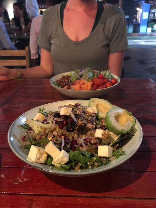 Photo of the dish “Quinoa and feta salad (veganised)”