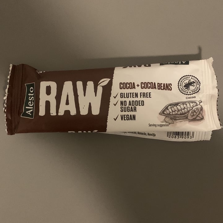photo of Alesto Alesto Raw Cocoa + Cocoa Beans shared by @austee on  02 Feb 2022 - review