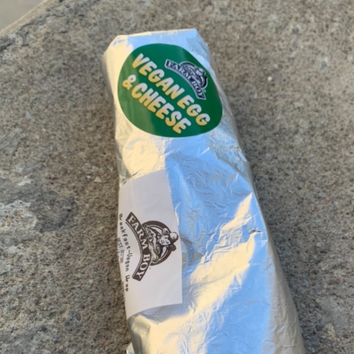 photo of Farm Boy Egg and cheese wrap shared by @seitanjunkie on  14 Dec 2021 - review