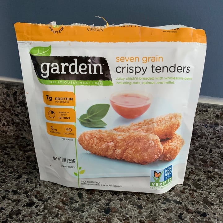photo of Gardein Seven Grain Crispy Tenders shared by @sridenour on  13 May 2020 - review
