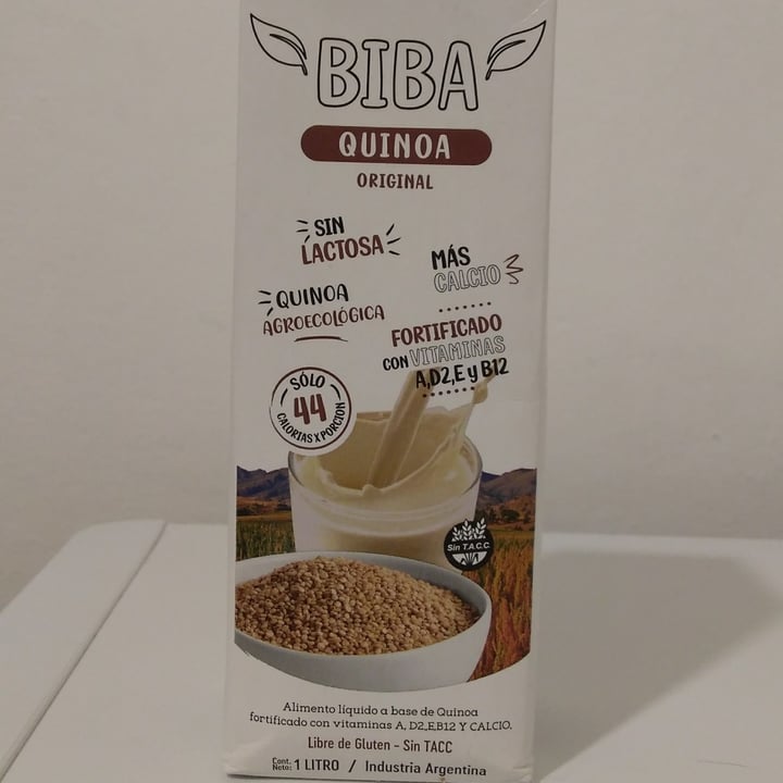 photo of Biba Leche de quinoa shared by @valentinapalavecino on  23 Jul 2021 - review