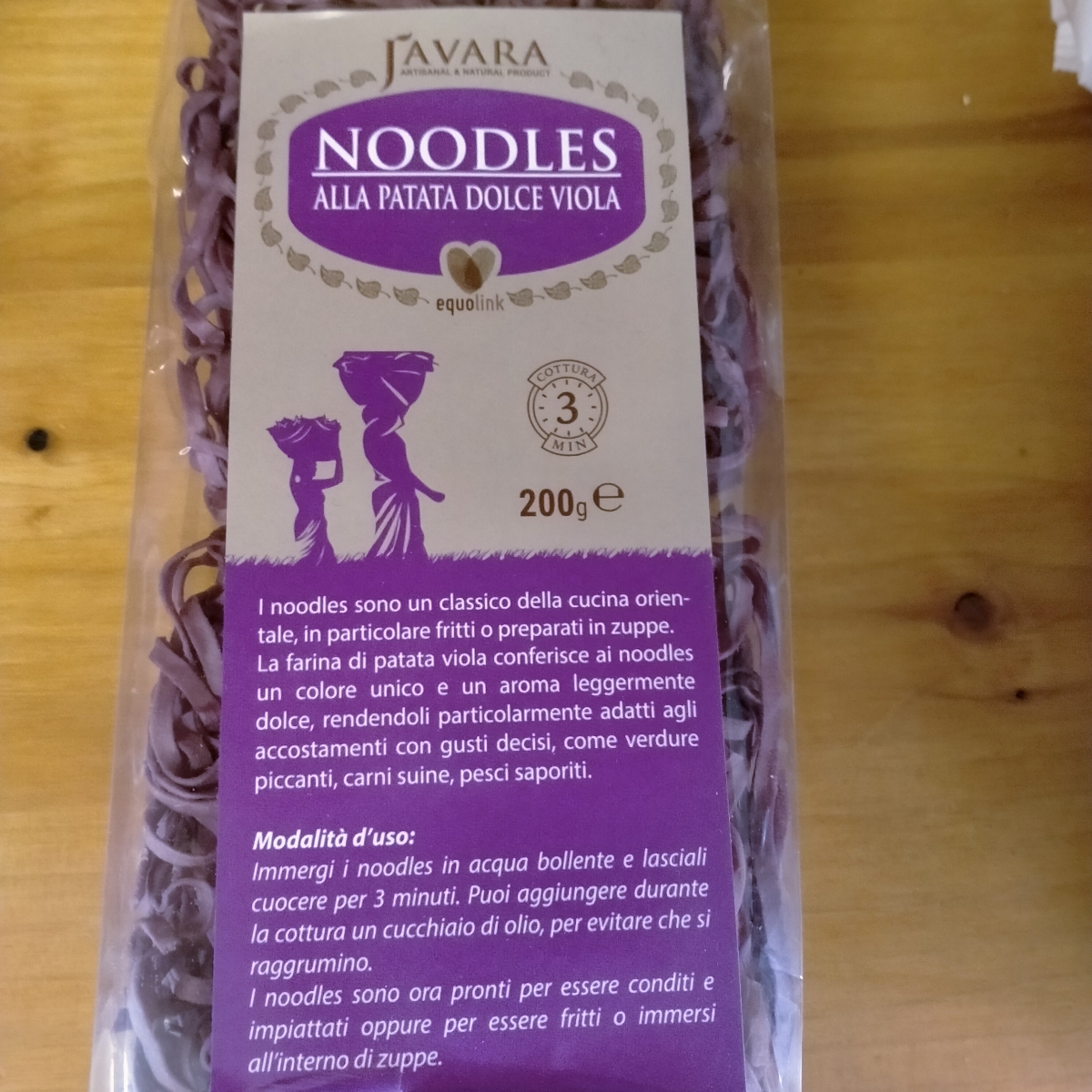 Noodles Alla Parata Viola from Javara - Vegan Product Reviews & Ratings ...