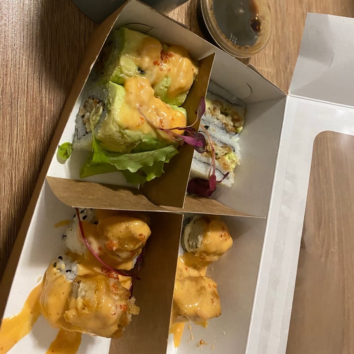 photo of John Dory's Bedford Centre Plant Based Sushi Platter shared by @kathrynsveganjourney on  05 Aug 2021 - review