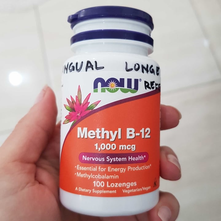 photo of NOW® B-12 1000mcg shared by @rebecaribeirobraga on  09 Jun 2022 - review