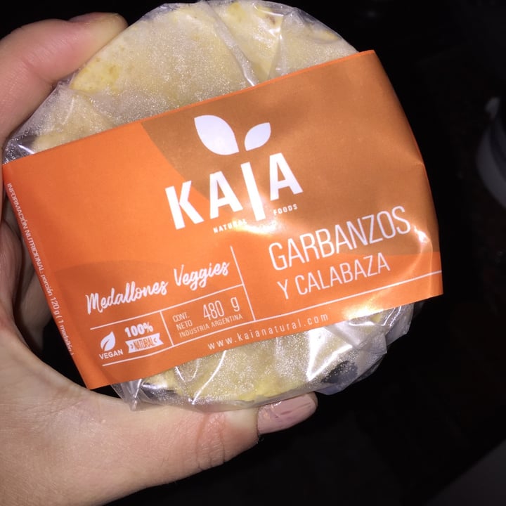 photo of Kaia Natural Foods Medallones de Garbanzos Y Calabaza shared by @giugin on  31 Aug 2020 - review