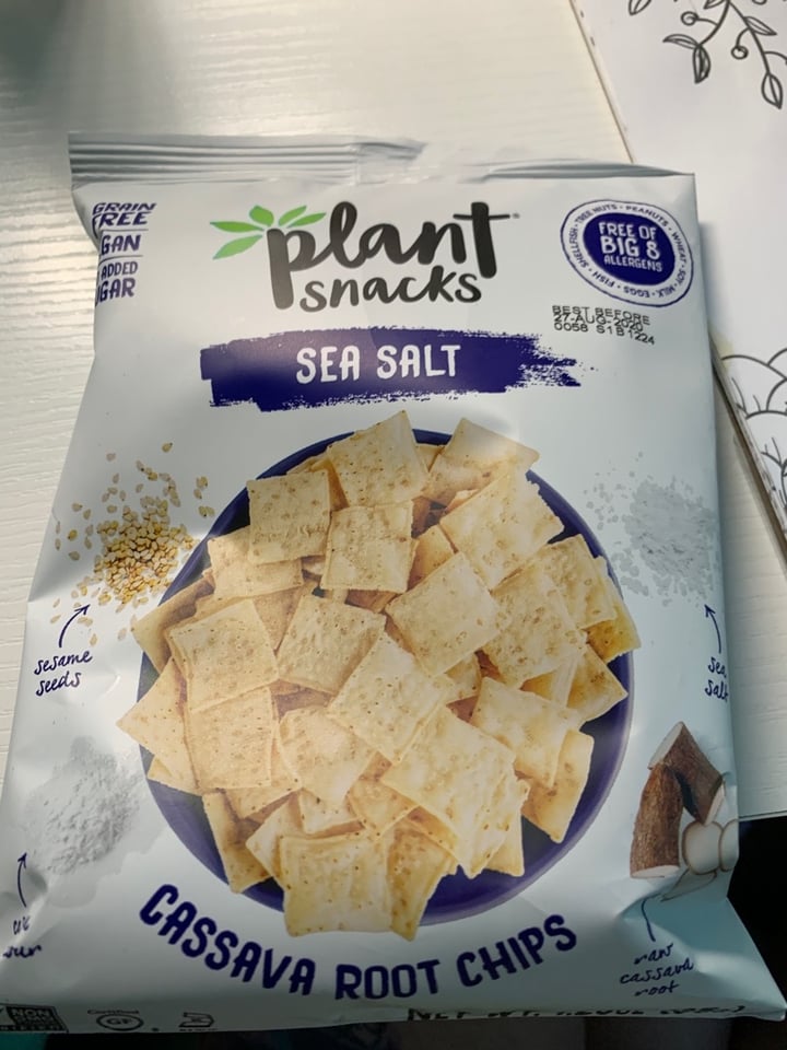 photo of Plant Snacks Sea Salt Cassave Root Chips shared by @rdyaffe on  29 Apr 2020 - review
