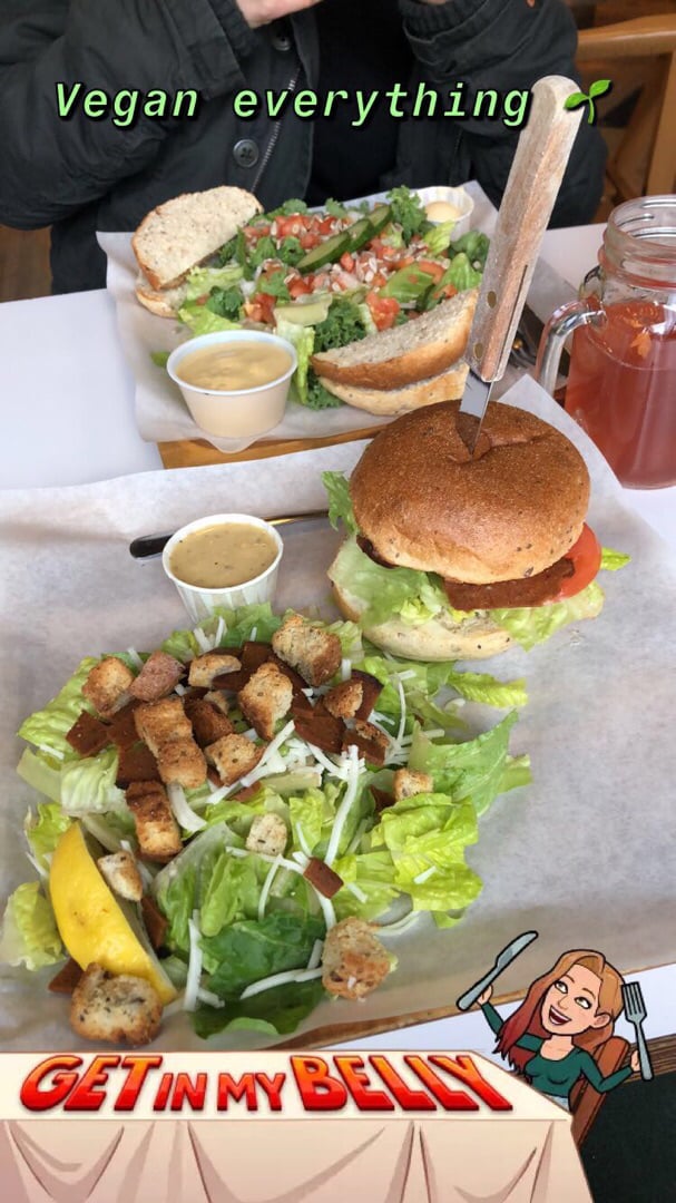 photo of Boon Burger BLT Sandwich + Ceasar Salad shared by @kimborb on  12 Jan 2020 - review