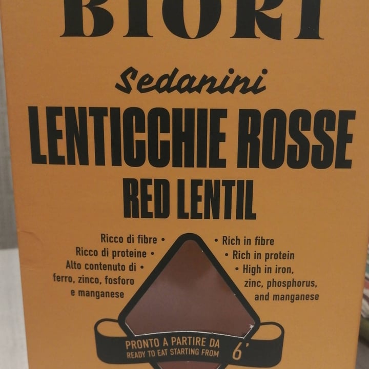 photo of Biori Biori' Sedanini di Lenticchie Rosse Bio shared by @esterdoppiaw on  12 Sep 2022 - review