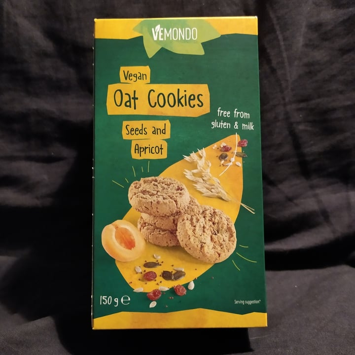 photo of Vemondo Vegan Oat Cookies Seeds and Apricot shared by @greyalice on  10 Apr 2022 - review