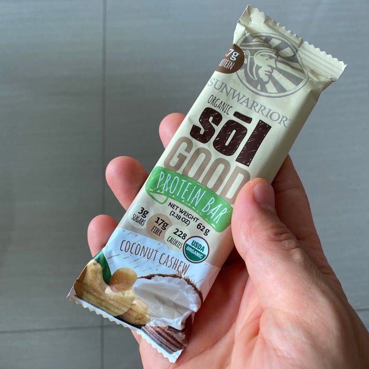 photo of Sunwarrior (Food) Organic Sol Good Protein Bar shared by @manamanas on  15 Dec 2019 - review