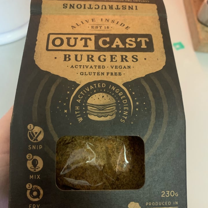 photo of Outcast Foods Activated Burger Mix shared by @megan4els on  12 May 2022 - review