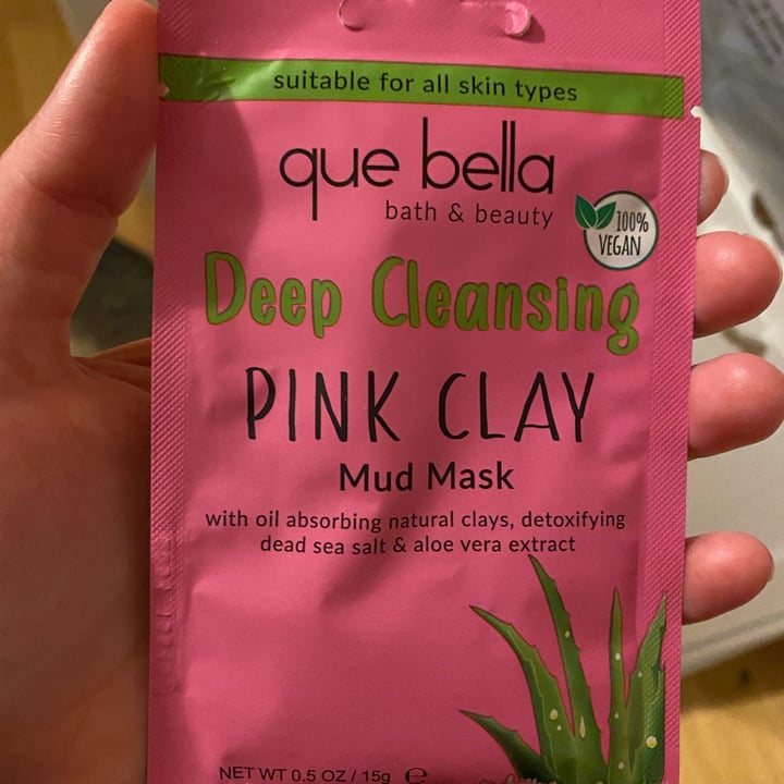 photo of Que Bella Professional Deep Cleansing Pink Clay Mud Mask shared by @aes731 on  25 May 2022 - review