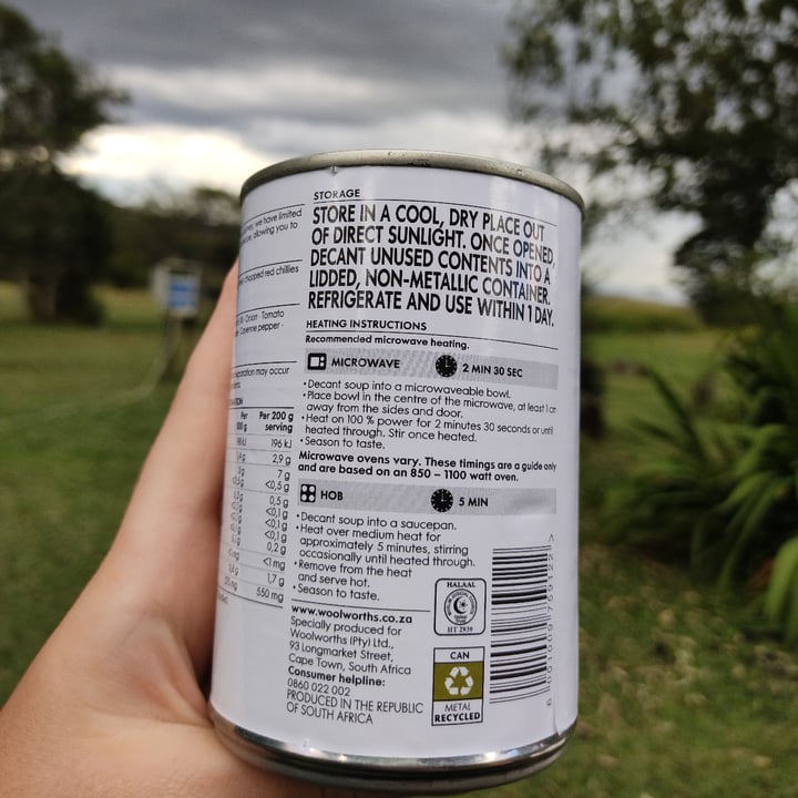 photo of Woolworths Spicy Carrot And Red Lentil Soup (Canned) shared by @anxietea on  30 Mar 2021 - review