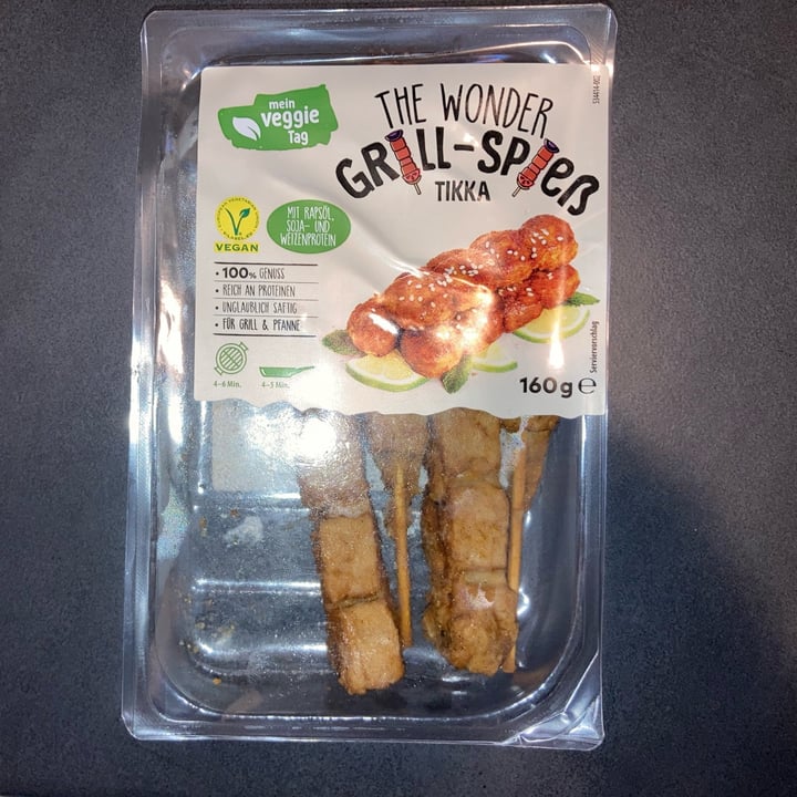 photo of Mein Veggie Tag The wonder Grillspieß tikka shared by @josephineh on  19 May 2022 - review