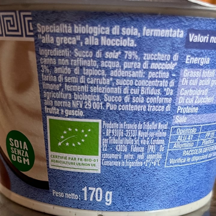 photo of Sojasun Greek Style Nocciola shared by @elenagobbo on  13 Nov 2022 - review