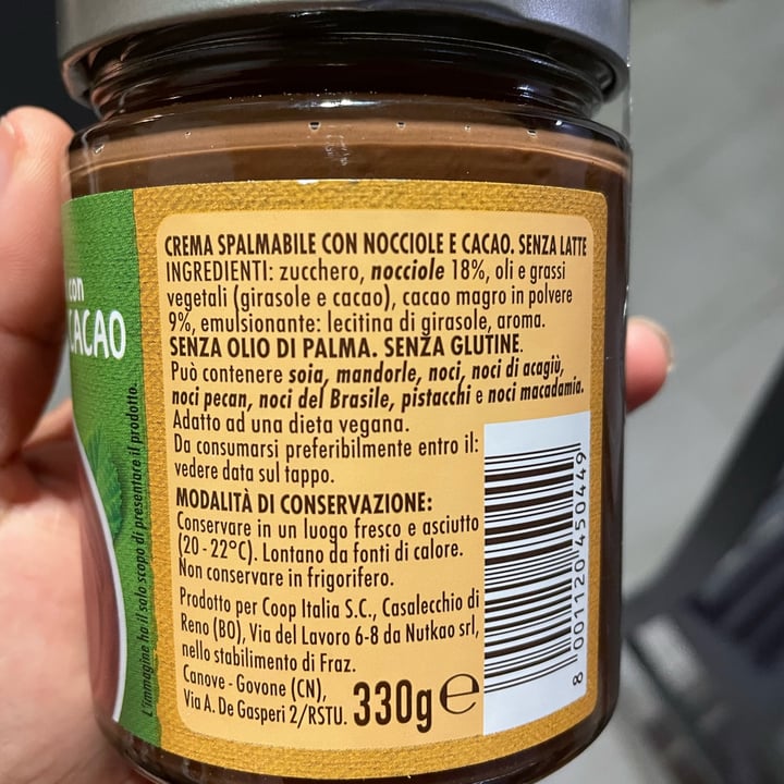 review photo of Bene.Si coop crema con nocciole e cacao senza latte shared by @vic-victoria on 26 May 2022 - review