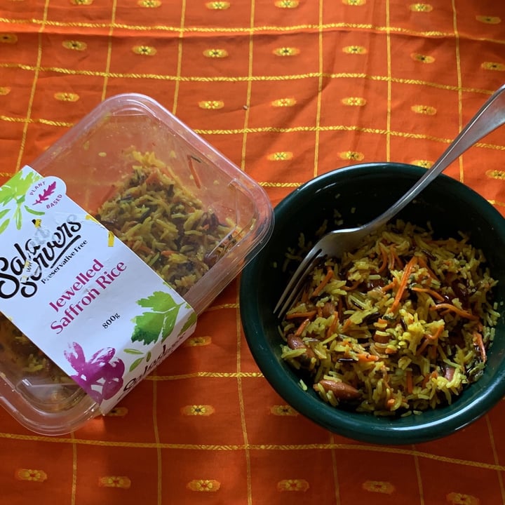photo of Salad Servers Jewelled Saffron Rice shared by @vejazzy on  02 Jun 2022 - review