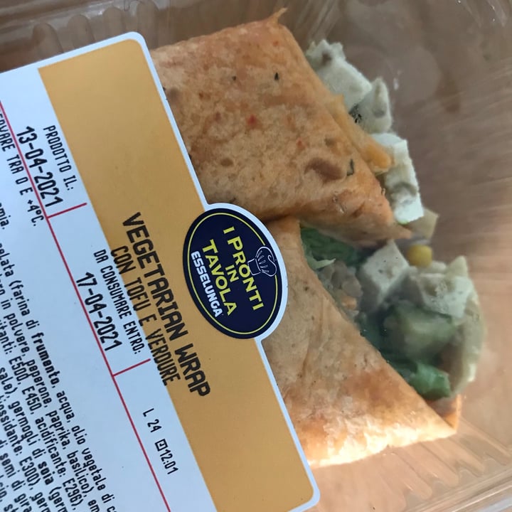 photo of  Esselunga Vegetarian wraps shared by @saraferri on  16 Apr 2021 - review