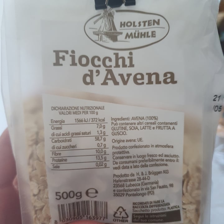 photo of Holsten muhle Fiocchi d'avena shared by @vegano-emergente on  11 Jul 2022 - review